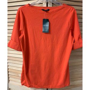 Ralph Lauren orange top L